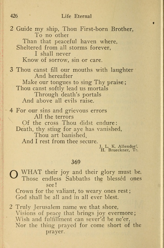 Wartburg Hymnal: for church, school and home page 426