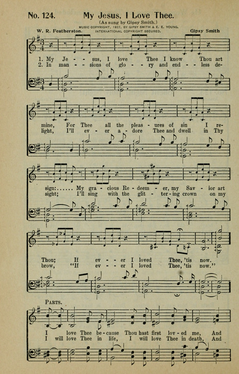 Wonderful Jesus and Other Songs page 129