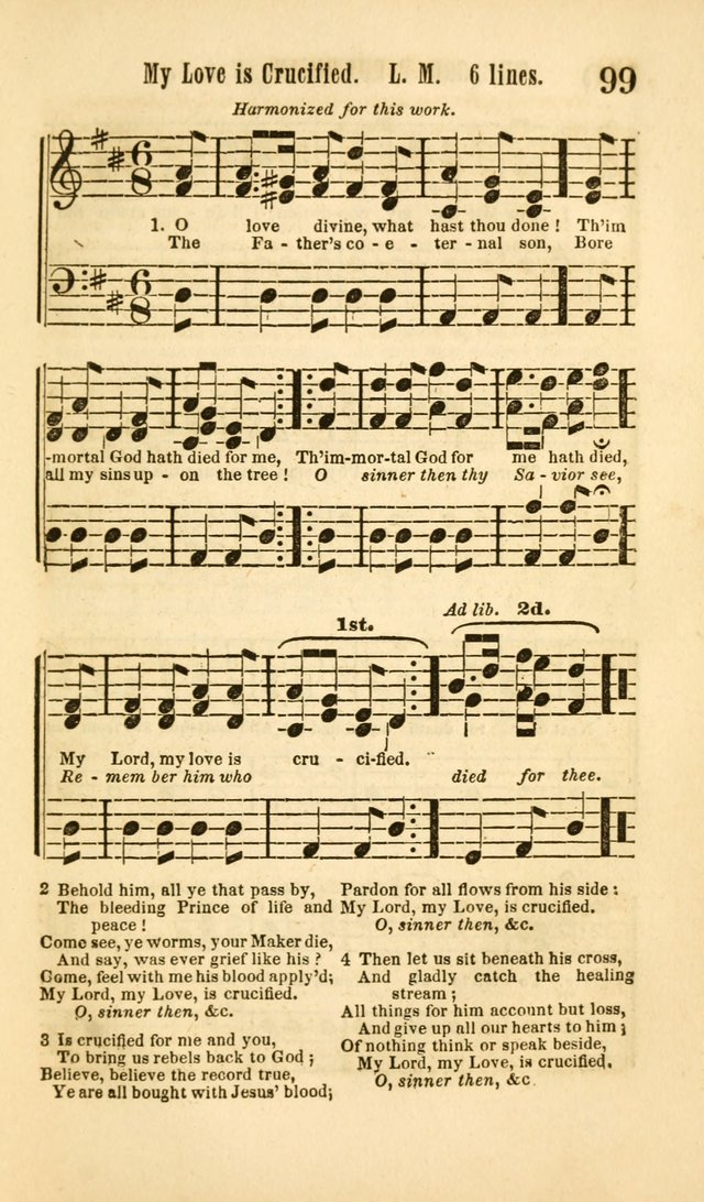 The Wesleyan Psalmist, or Songs of Canaan: a collection of hymns and tunes designed to be used at camp-meetings, and at class and prayer meetings, and other occasions of social devotion page 106