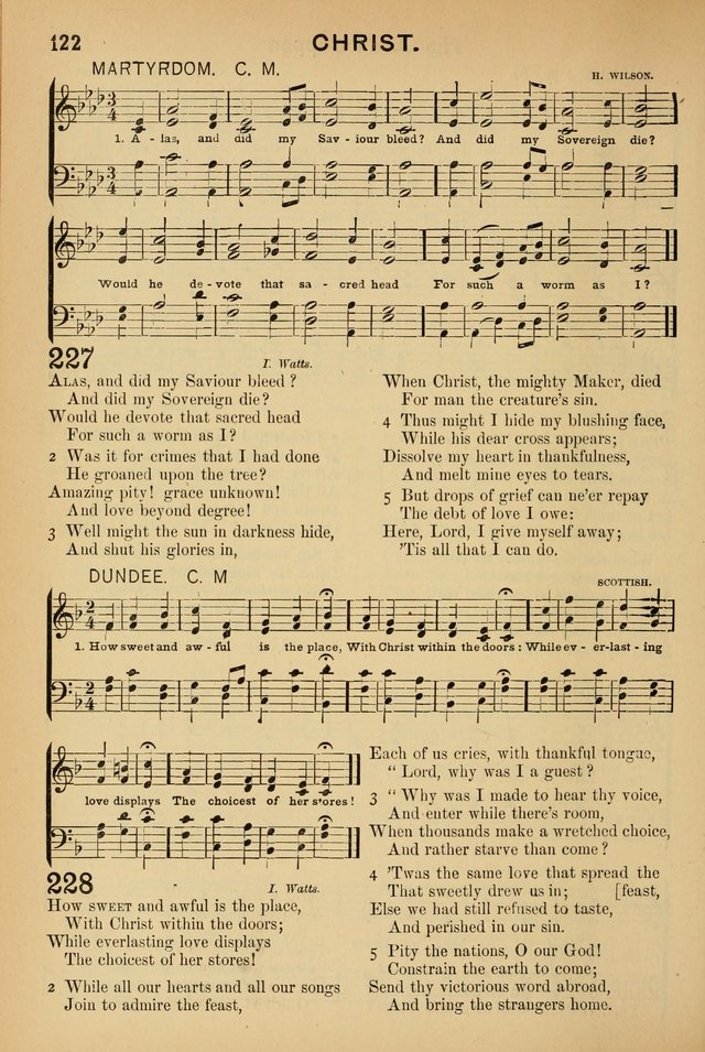 Worship in Song: a selection of hymns and tunes for the Service of the Sanctuary  page 122