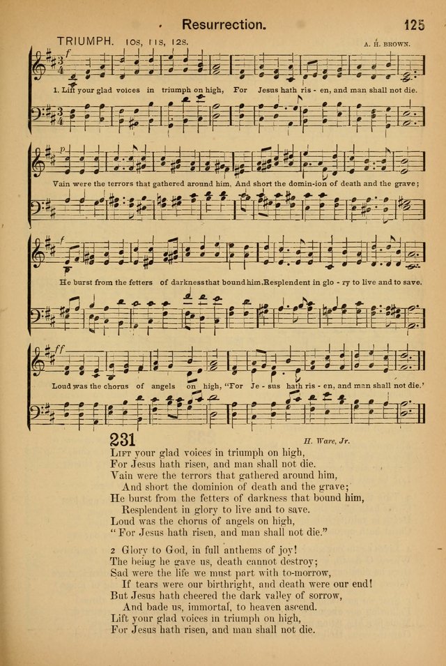 Worship in Song: a selection of hymns and tunes for the Service of the Sanctuary  page 125