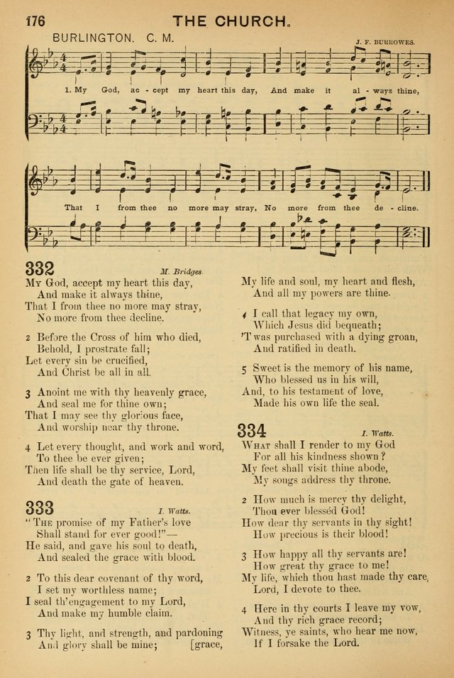 Worship in Song: a selection of hymns and tunes for the Service of the Sanctuary  page 176