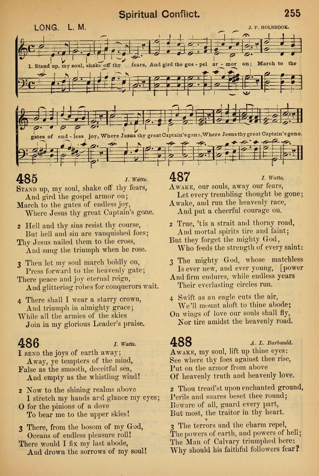 Worship in Song: a selection of hymns and tunes for the Service of the Sanctuary  page 255
