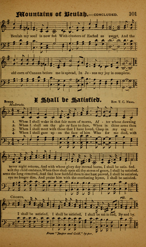 Winning Songs: for use in meetings for Christian worship or work page 101