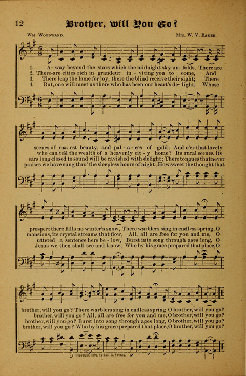 Winning Songs: for use in meetings for Christian worship or work page 12