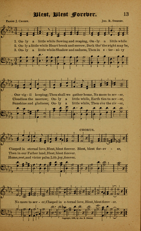 Winning Songs: for use in meetings for Christian worship or work page 13