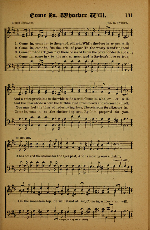 Winning Songs: for use in meetings for Christian worship or work page 131