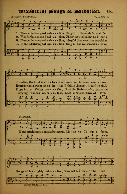 Winning Songs: for use in meetings for Christian worship or work page 151