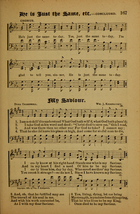 Winning Songs: for use in meetings for Christian worship or work page 167
