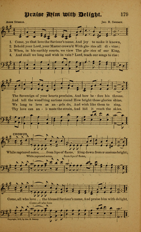 Winning Songs: for use in meetings for Christian worship or work page 179