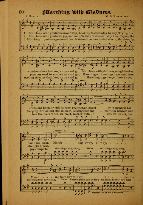 Winning Songs: for use in meetings for Christian worship or work page 50