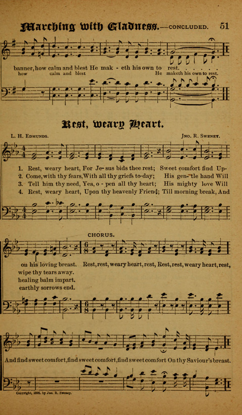 Winning Songs: for use in meetings for Christian worship or work page 51