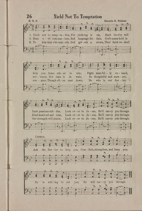 Wonderful Songs: A Collection of Familiar Hymns Designed for Evangelistic Work, For Use in Tents, Etc. page 25
