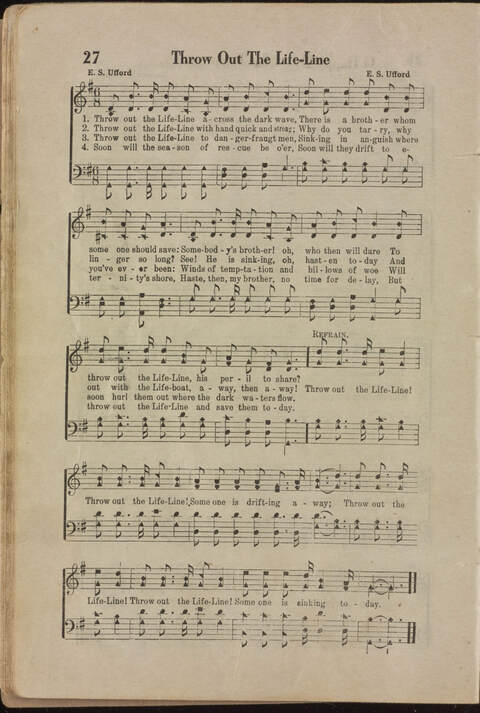 Wonderful Songs: A Collection of Familiar Hymns Designed for Evangelistic Work, For Use in Tents, Etc. page 26
