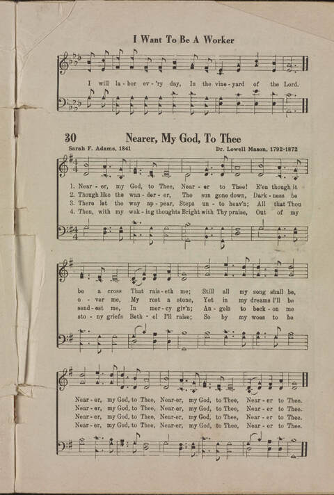 Wonderful Songs: A Collection of Familiar Hymns Designed for Evangelistic Work, For Use in Tents, Etc. page 29