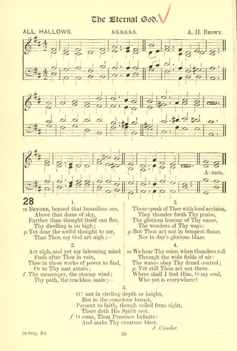 Worship Song: with accompanying tunes page 38