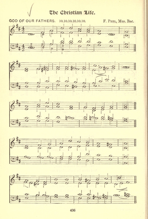 Worship Song: with accompanying tunes page 436