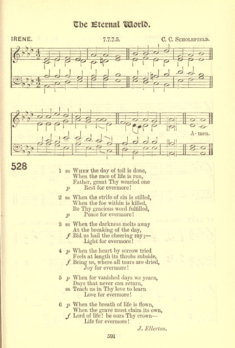 Worship Song: with accompanying tunes page 591