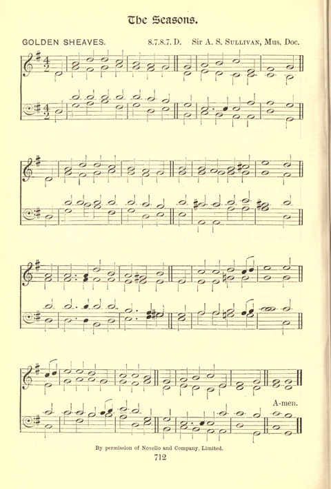 Worship Song: with accompanying tunes page 712