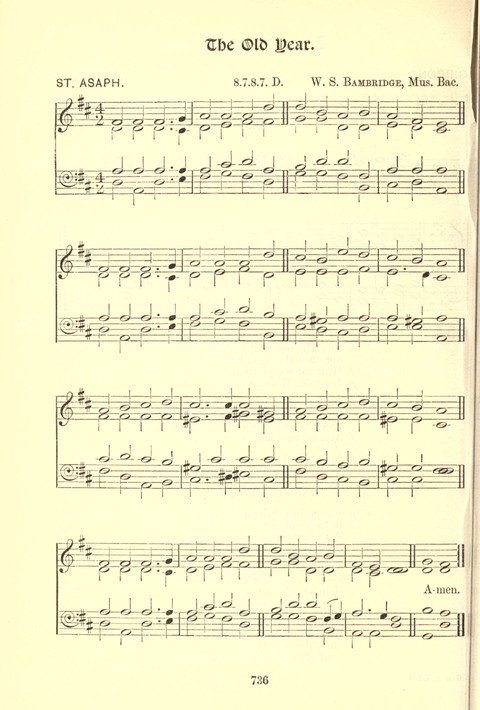 Worship Song: with accompanying tunes page 736