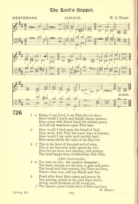 Worship Song: with accompanying tunes page 816