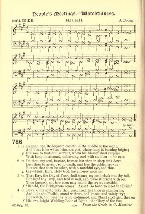 Worship Song: with accompanying tunes page 892