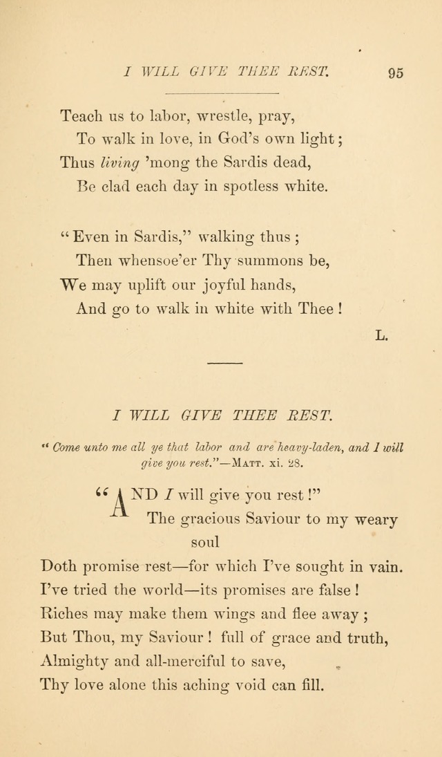 Way side hymns: selected from various authors page 102