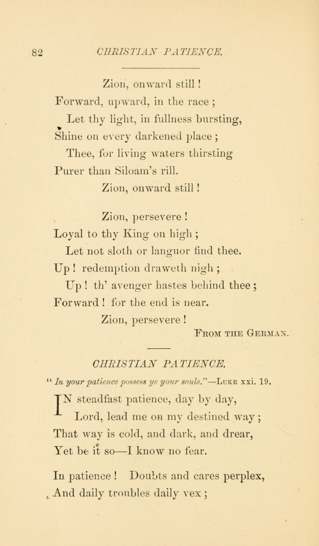 Way side hymns: selected from various authors page 89