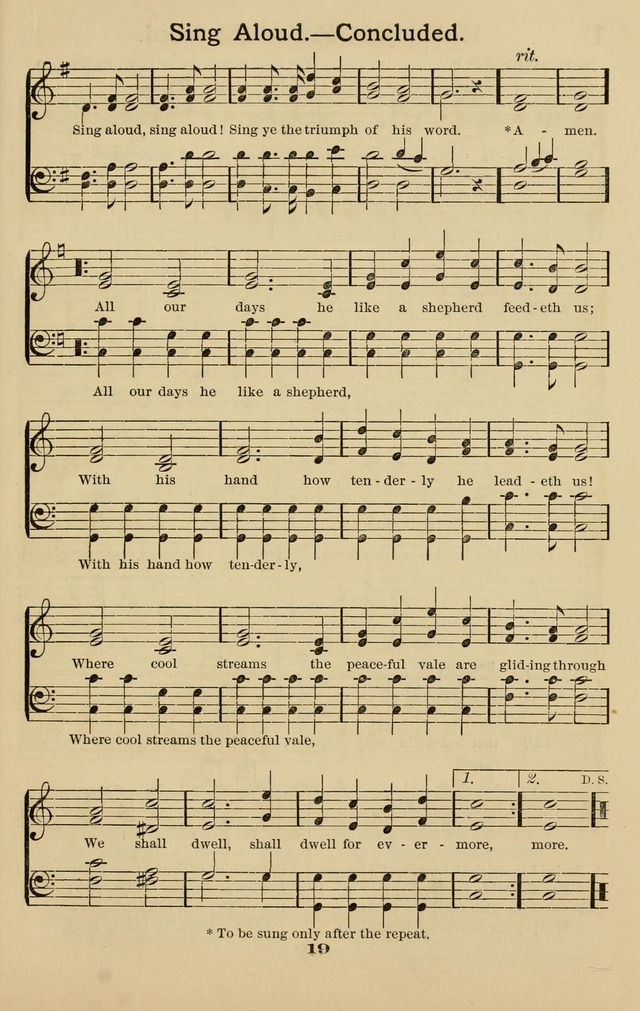 Westminster Sabbath School Hymnal, a collection of hymns and tunes for use in sabbath-schools and social meetings page 20