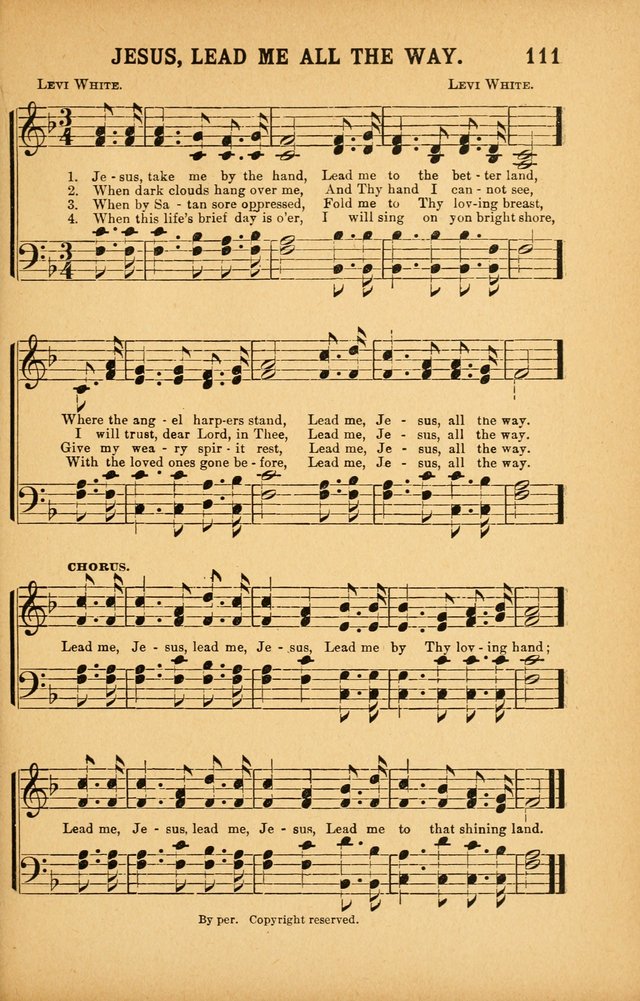 White Wings: for the use of churches, Sunday schools, Y.P.S.C.E., and all kinds of religious services page 110