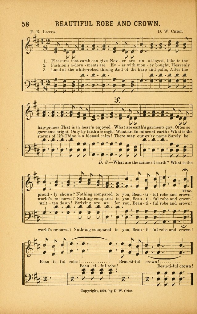 White Wings: for the use of churches, Sunday schools, Y.P.S.C.E., and all kinds of religious services page 57