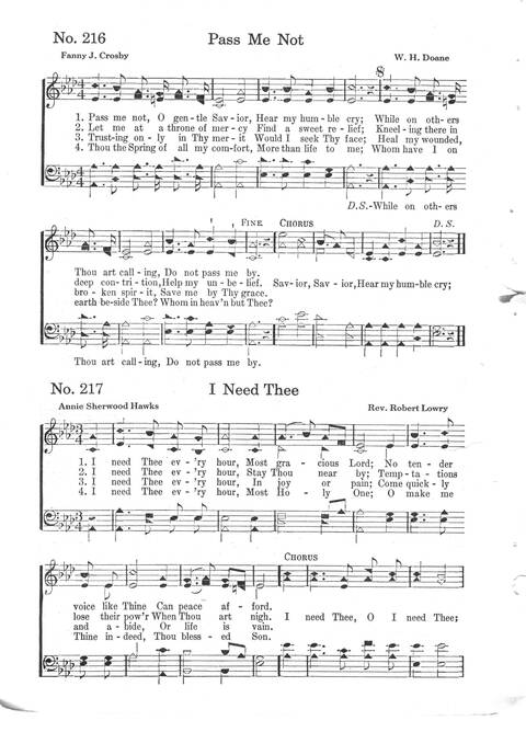 World Wide Church Songs: carefully selected songs, both old and new, for every church need page 152