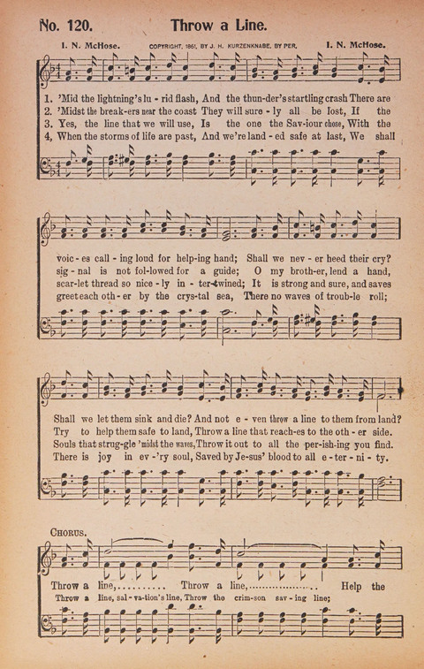 World Wide Revival Songs: for the Church, Sunday School and Evangelistic Meetings page 120
