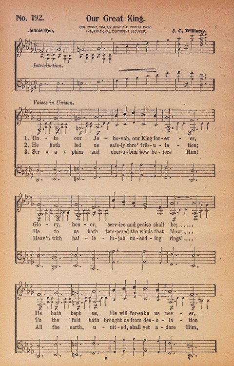 World Wide Revival Songs: for the Church, Sunday School and Evangelistic Meetings page 190