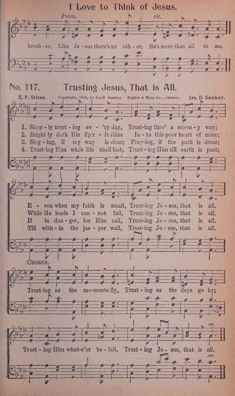 World Wide Revival Songs No. 2: for the Church, Sunday school and Evangelistic Campains page 117