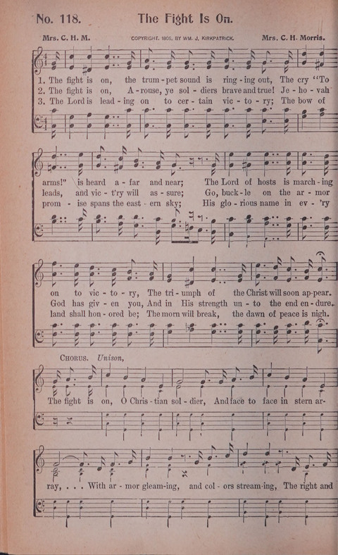 World Wide Revival Songs No. 2: for the Church, Sunday school and Evangelistic Campains page 118