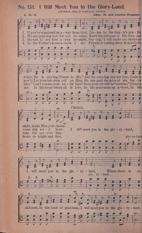 World Wide Revival Songs No. 2: for the Church, Sunday school and Evangelistic Campains page 150
