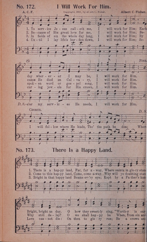 World Wide Revival Songs No. 2: for the Church, Sunday school and Evangelistic Campains page 168