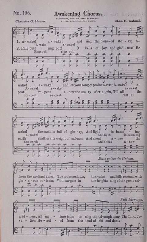 World Wide Revival Songs No. 2: for the Church, Sunday school and Evangelistic Campains page 194