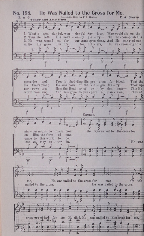 World Wide Revival Songs No. 2: for the Church, Sunday school and Evangelistic Campains page 198