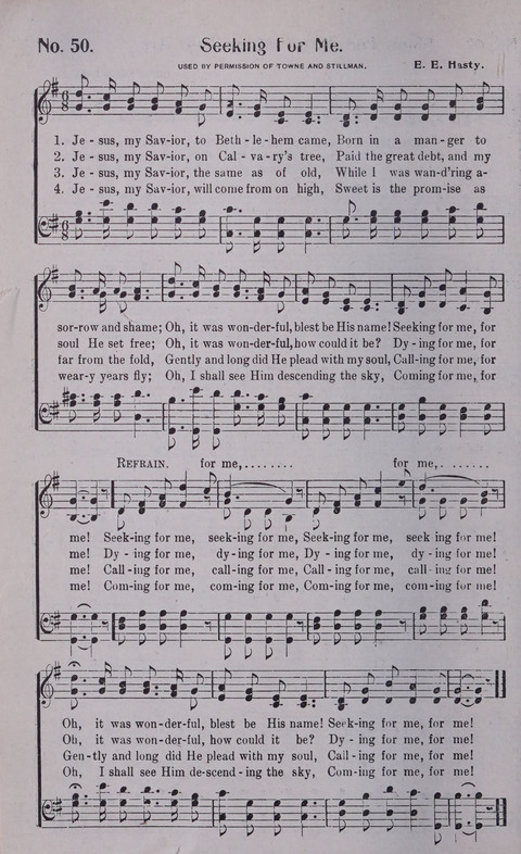 World Wide Revival Songs No. 2: for the Church, Sunday school and Evangelistic Campains page 50