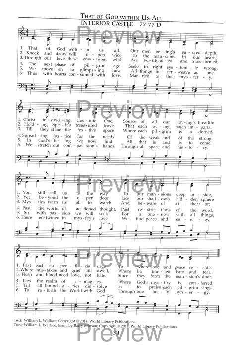 Singing the Sacred: psalms, hymns, and spiritual songs (Vol. 2) page 34